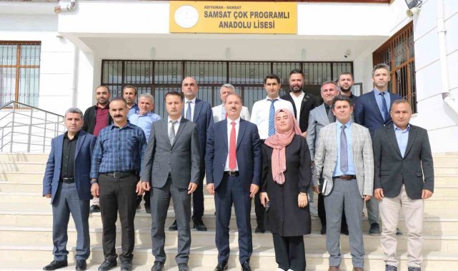 Müdür Tosun, Samsat'ta okul müdürleriyle toplantı yaptı