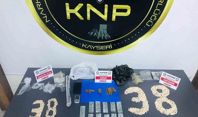 Narkotik ekipleri Kayseri'de uyuşturucuya geçit vermiyor