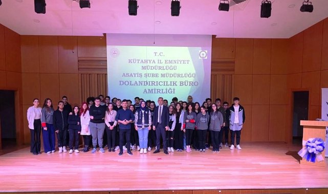 Öğrencilere dolandırıcılık ve korunma yöntemleri anlatıldı