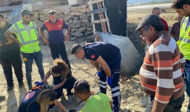 Otoyol yapımında çalışan işçi, 2 tonluk demir kalıbın altında kalıp öldü