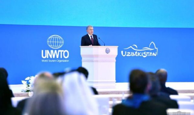 Özbekistan Cumhurbaşkanı Mirziyoyev: 2030'da turist sayısını 30 milyona çıkarmayı hedefliyoruz
