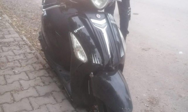 Park halindeki motosiklet çalındı