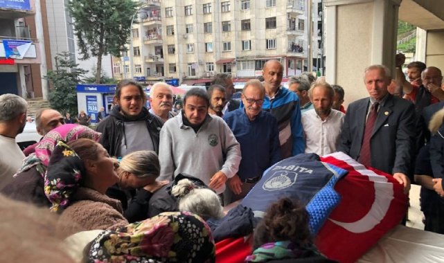 Pazar'ın sevilen zabıta memuruna son görev