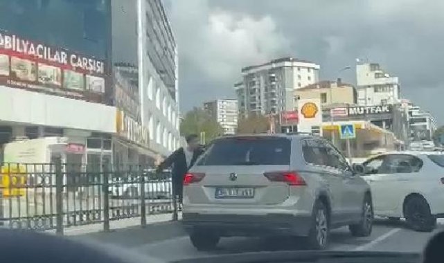 Pendik'te trafikteki saldırı: Bıçaklı saldırgan yakalandı