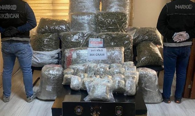 Piyasa değeri 100 milyon lira olan 161 kilo skunk ele geçirildi
