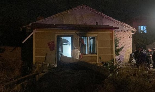 Prefabrik evde çıkan yangında öldü