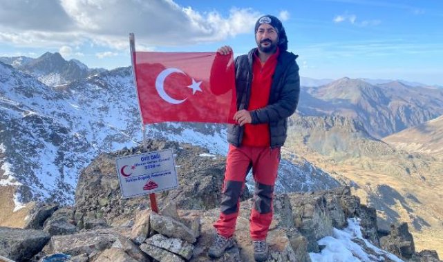 Rize'de 3230 metre zirvede bayram coşkusu