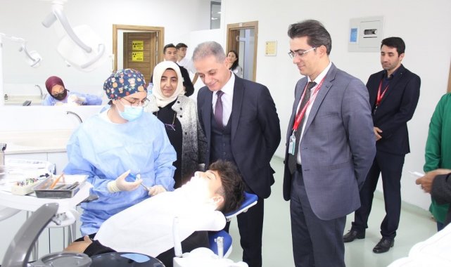Sağlık Müdürü Tekin, Diş Hastanesinde incelemede bulundu