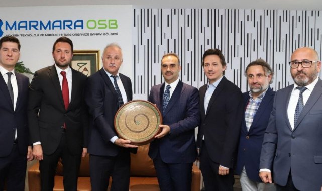 Sanayi ve Teknoloji Bakanı Mehmet Fatih Kacır, Marmara OSB hakkında bilgi aldı