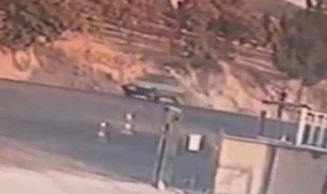 Şanlıurfa'da 4 kişinin yaralandığı zincirleme kaza, kamerada