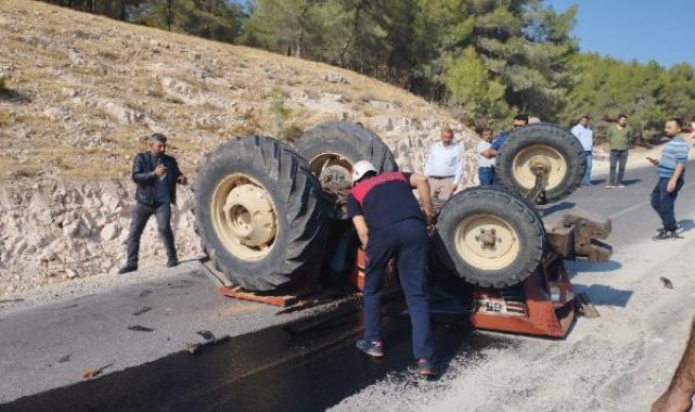 Şanlıurfa'da devrilen traktörün sürücüsü öldü