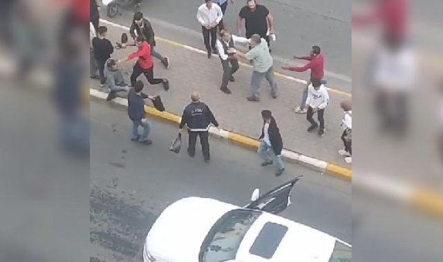 Şanlıurfa'da kaza sonrası çıkan kavga kamerada