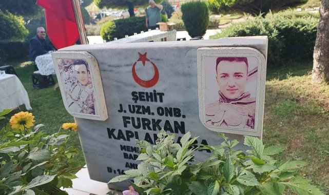 Şehit Furkan Kaplanbaba mezarı başında dualarla anıldı