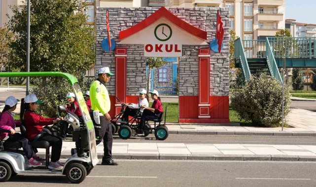 Şehitkamil Trafik Eğitim Parkı'nda eğitimler başladı