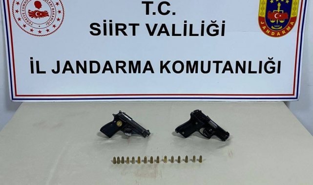 Siirt'te silah ve mühimmat kaçakçısı yakalandı