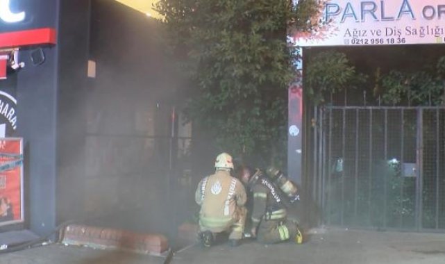 Şişli'de iş merkezinin bodrum katında yangın; 1 kişi hastanaye kaldırıldı