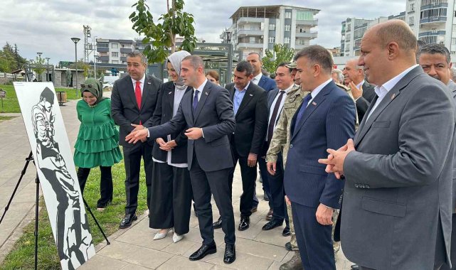 Siverek'te Cumhuriyetin 100. Yılında resim sergisi