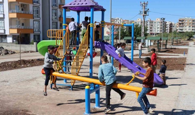 Siverek'te park çalışmaları sürüyor