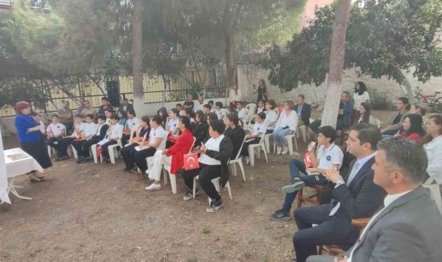 Söke'de çocuklar Atatürk'ü ünlü yazardan dinledi