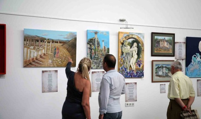 Stratonikeia resim ve şiir sergisi açıldı