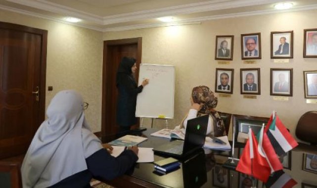 Sudanlı diplomatlar Türkçe öğreniyor