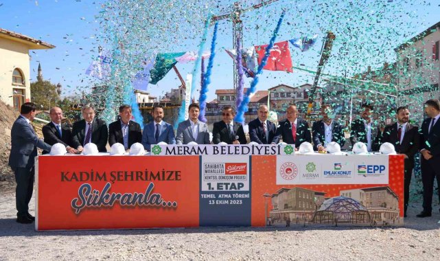 Şükran Kentsel Dönüşüm Projesi'nde 1. Etabın temeli atıldı