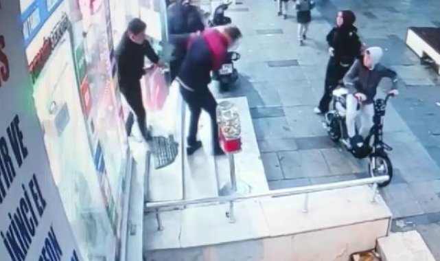 Sultangazi'de eşini taciz eden şüpheliye saldırdı