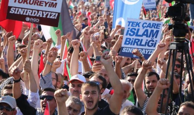 Suriye sınırında İsrail protestosu