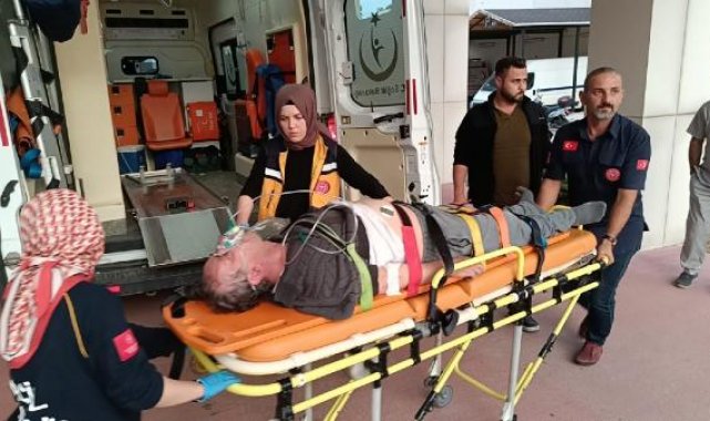 Tadilat yaparken elektrik akımına kapılan çift, ağır yaralandı