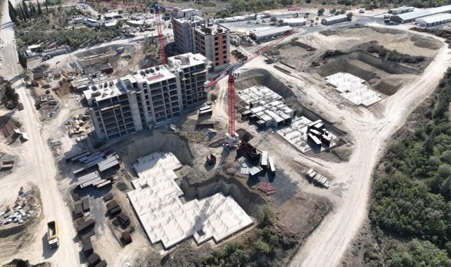 Tavşancıl TOKİ konutları hızla yükseliyor