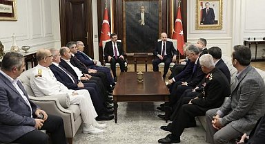 TBMM Başkanı Kurtulmuş'tan Bakan Yerlikaya'ya 'geçmiş olsun' ziyareti