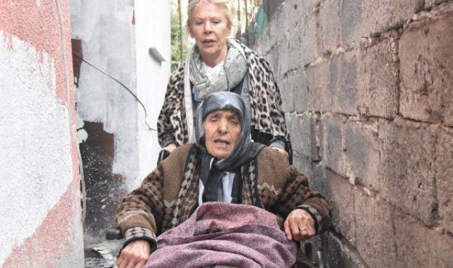 Tekerlekli sandalyeye mahkum 88 yaşındaki kadının evine girmesine 'duvar' engeli