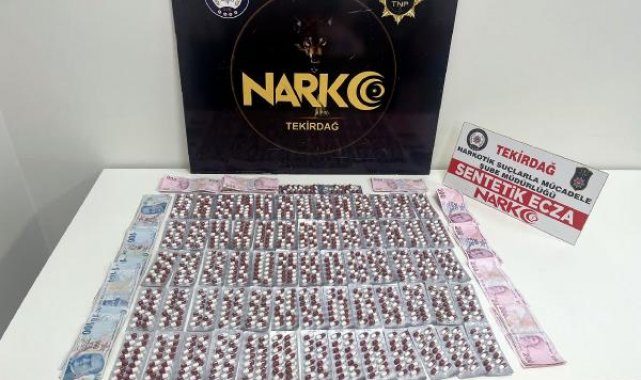 Tekirdağ'da, 19 bin 346 uyuşturucu hap ele geçirildi, 3 şüpheli tutuklandı