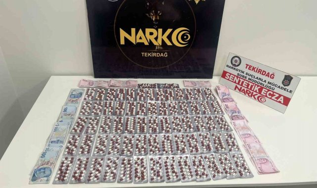 Tekirdağ'da 19 bin adet sentetik hap ele geçirildi: 3 tutuklama
