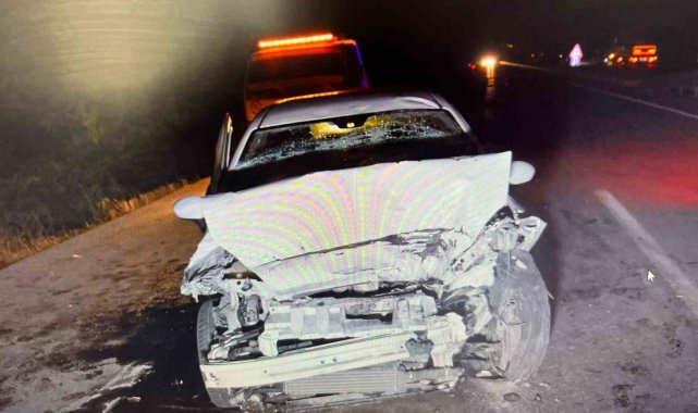 Tıra arkadan çarpan otomobilin sürücüsü yaşamını yitirdi
