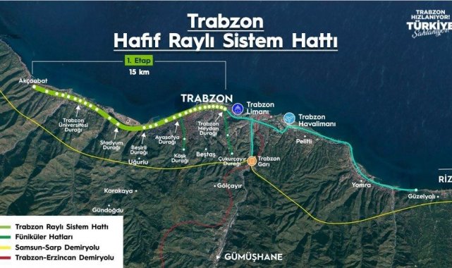Trabzon raylı sisteme kavuşuyor