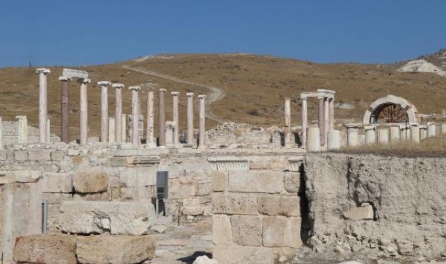 Tripolis Antik Kenti'nde, Kurtuluş Savaşı döneminden kalma siper bulundu