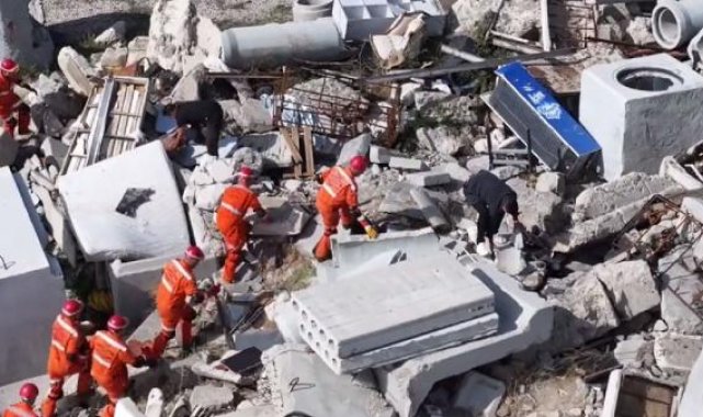 TSK İnsani Yardım Taburu'ndan tatbikat