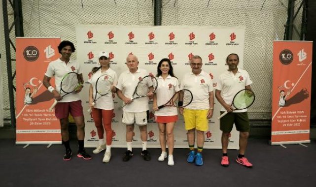 Türk Böbrek Vakfı, Cumhuriyet'in 100. yılına özel tenis turnuvası düzenledi