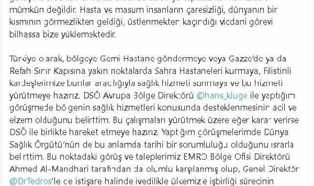 Türkiye, Gazze'ye sağlık hizmeti için harekete geçti