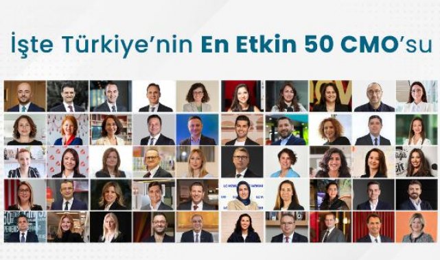 Türkiye'nin 'En Etkin 50 CMO'su belli oldu, listenin yarısından fazlası kadın