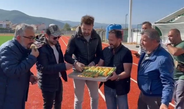 Ünlü futbolcu Elvir Baljic İznik'te sporcularla buluştu