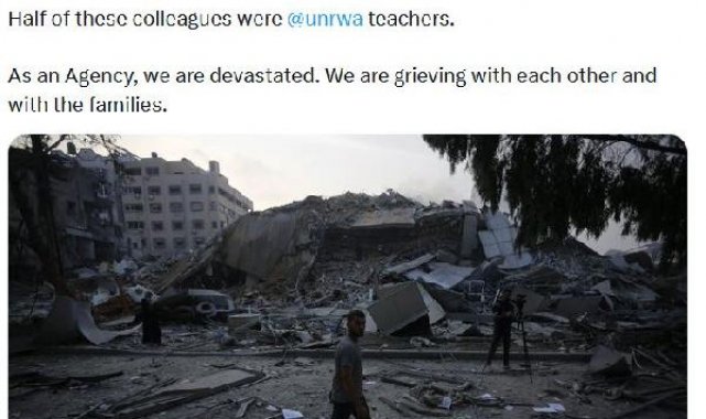 UNWRA: 29 meslektaşımız Gazze'de öldü