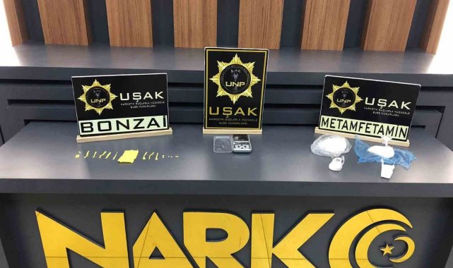 Uşak'ta uyuşturucu operasyonunda 1 kişi tutuklandı