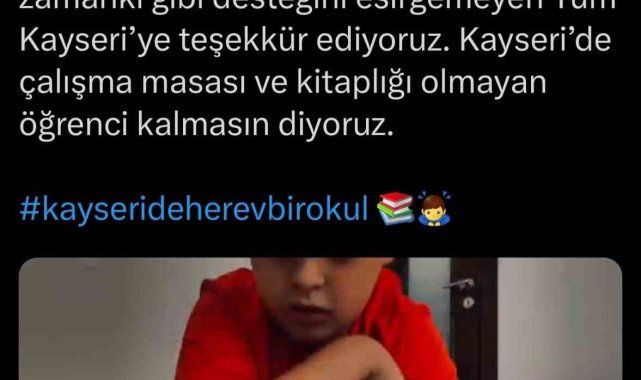 Vali Çiçek: "Her Ev Bir Okul Projesine destekler çığ gibi büyümeye başladı"