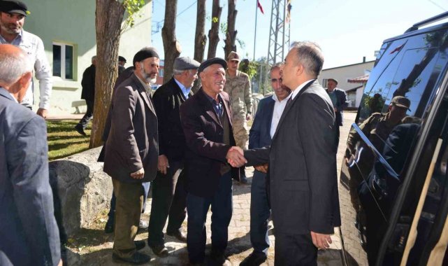 Vali Çiçek'ten köy ziyaretleri