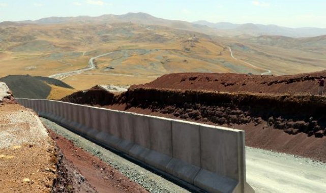 Van-İran sınırında yapılan beton duvarın 145 kilometresi tamamlandı