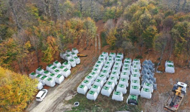 Yarım asırlık teleferik projesinde direklerin dikilmesi tamamlandı