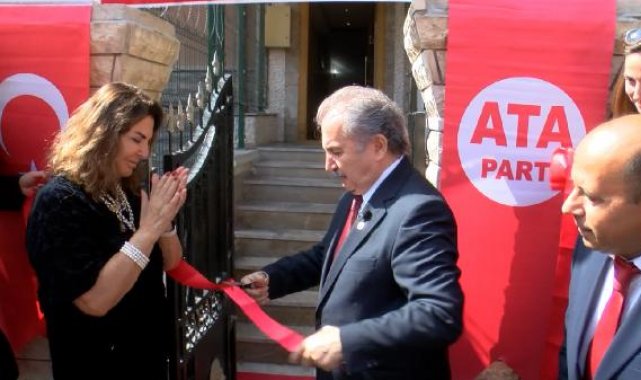 Yeni kurulan ATA Parti'nin genel merkez binası açıldı