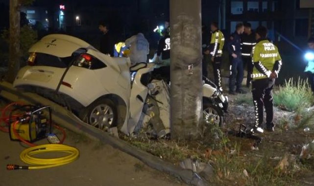 Yeni yaşını kutlayan Eda Nur ile 2 arkadaşının öldüğü kaza kamerada